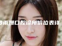 罗雨姗口腔诊所价位表详尽竟曝出-附半固定桥修复案例