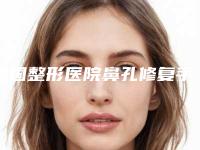 全国整形医院鼻孔修复手术：鼻孔修复手术医院50强刚刚更新