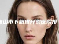 唐山市下眼皮开裂医院排名榜前十名都是技术流派（唐山华阳整形医疗美容诊所口碑派入围）