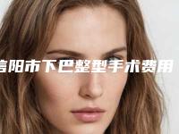 信阳市下巴整型手术费用表明细感恩巨献(下巴整型手术均价为：11663元)