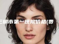 三明市第一医院价格(费用)清单热门项目-自体填充脂肪脂肪案例