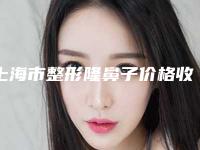 上海市整形隆鼻子价格收费表新鲜大出炉-近8个月均价为19017元