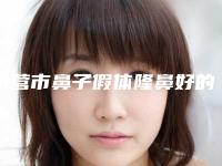 东营市鼻子假体隆鼻好的整形医院-东营芮颜德尔美客医疗美容整形门诊部口碑突出入选