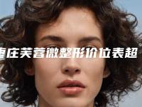枣庄芙蓉微整形价位表超人气项目2025曝光附皮秒激光祛除纹身案例