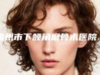 梅州市下颌角磨骨术医院排名前十强权威发布(梅州市下颌角磨骨术整形医院)