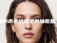 梅州市平远县全身抽脂整形医院有资质的六家个个耳熟能详