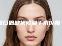 海口眉缺损修复手术价格要多少