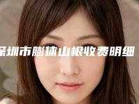深圳市膨体山根收费明细项目新版公布-深圳大学总医院美容整形科价目表