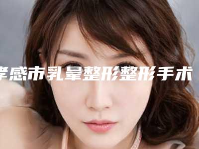 孝感市乳晕整形整形手术专业医院-湖北职院附属惠济医院专家呼声很高