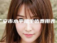 广安市水平阻生齿费用表明细重磅来袭-广安市水平阻生齿价格