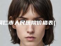 铜仁市人民医院价格表(费用)春季优惠上线-眼结膜增生治疗案例
