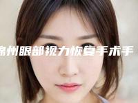锦州眼部视力恢复手术手术什么费用