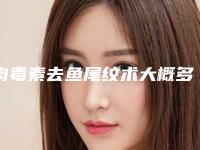 肉毒素去鱼尾纹术大概多少钱左右_肉毒素去鱼尾纹手术价格的因素是哪些