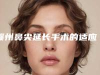 赣州鼻尖延长手术的适应人群和独特优势
