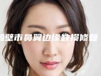 鹤壁市鼻翼边缘缺损修复全新真实内部价格表曝光(8月-3月鼻翼边缘缺损修复均价为：36347元)